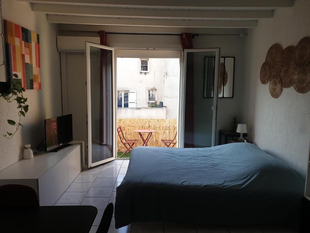 Studio tout confort centre ville - Balcon, Clim, TV, Wifi Mazan Extérieur photo